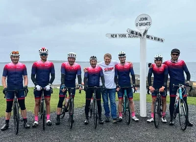 Matthew completes LEJOG challenge for Cure Leukaemia