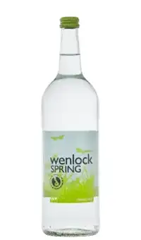 Natural sparkling mineral water glass bottle 1000ml