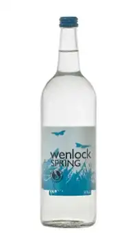 Natural still mineral water glass bottle 1000ml