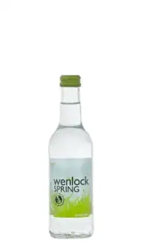 Natural still mineral water glass bottle 330ml